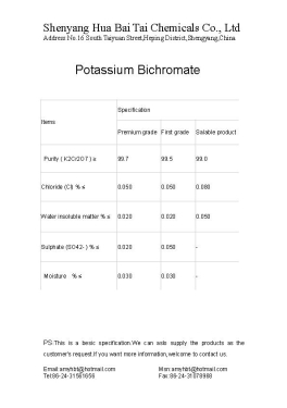 99.7% potassium bichromate