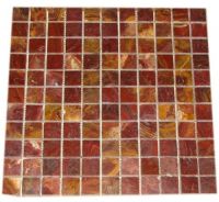 Kitchen Tile Backsplash on 1x1 Red Onyx Mosaic Tile 4 Kitchen Backsplash In 12 X12  Sheet Marble