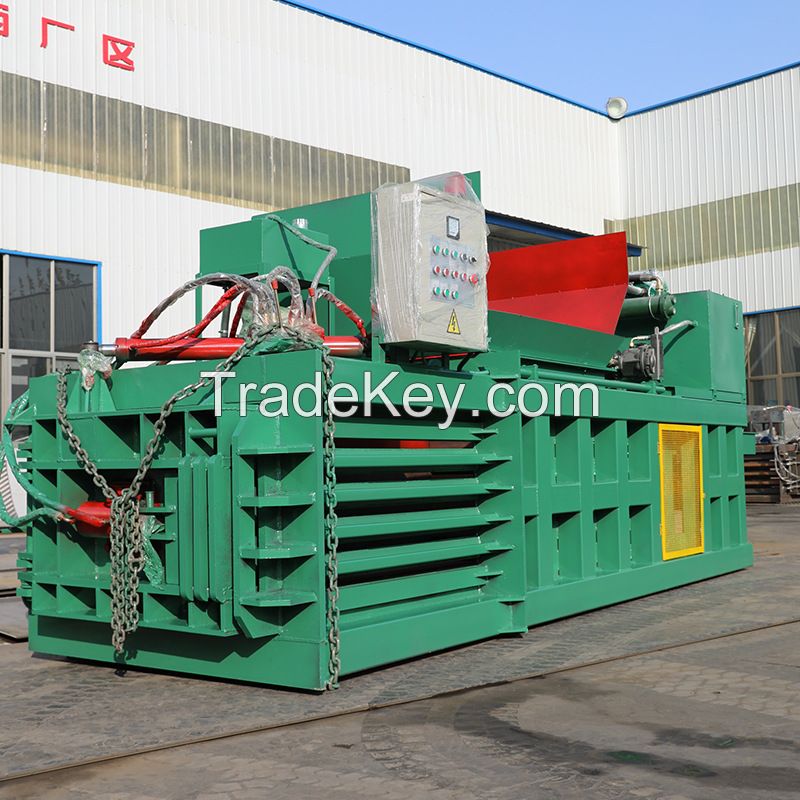 Full Automatic Horizontal Hydraulic Waste Paper Cardboard Press Machine