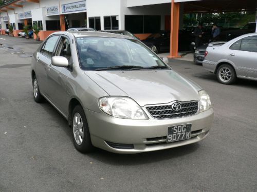 toyota corolla  2000 2003