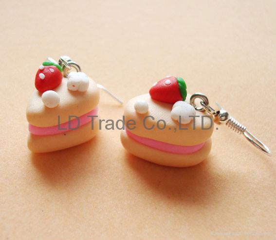 Fimo polymer Clay Mini Food candy hamburger cake bread