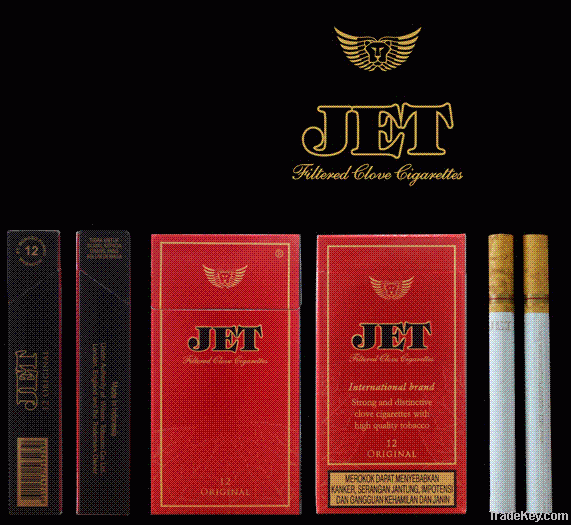JET or JETSTAR Clove blend Kretek Cigarettes By Catalonia, Indonesia