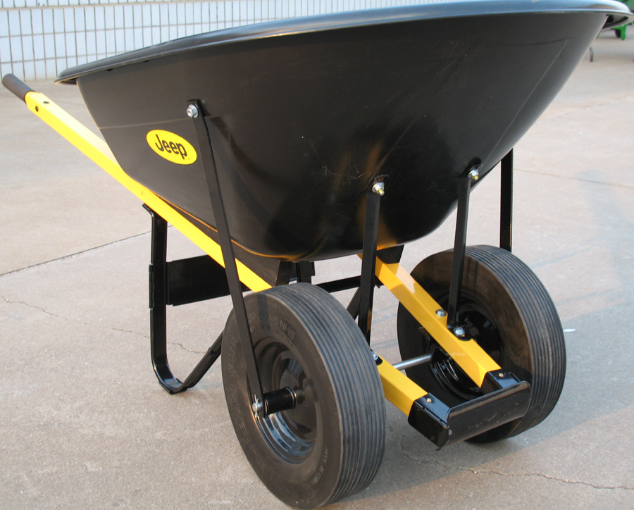 Jeep Wheelbarrows 8 Cu. Ft. Professional Contractor Wheelbarrow By Jeep