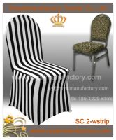 Spandex Chair Cover, Black And White Striped Chair Covers By Linen