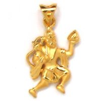 Hanuman Gold Pendant