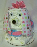  Gift Girl Gift on Baby Boy Or Girl Gift Basket Shower Gift Dog Diaper Cake By Baby Gifts