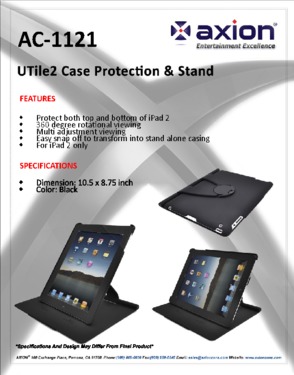 iPAD2 Case & Stand