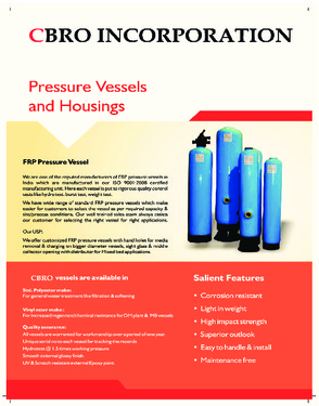 FRP Pressure Vessel