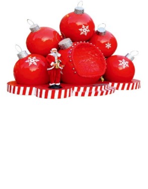 FRP christmas ball decoration