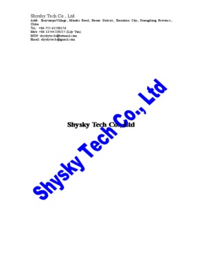 Shysky Tech Co., Ltd