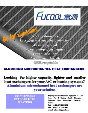 Zhejiang FUCOOL(FUYUAN)  Refrigeraton Equipment Co., LTD