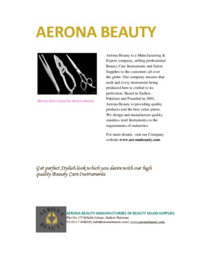 Aerona Beauty-Manufacturers Of Beauty Care Instruments