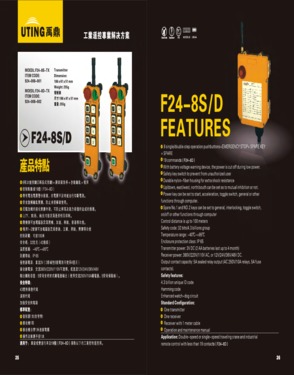 Industrial Remote Control Used In Complicated And Harsh Environment F24-8s