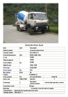 Concrete mixer truck