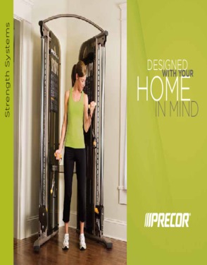 PRECOR S3.23 Strength Training Functional Trainer and Bench Combo