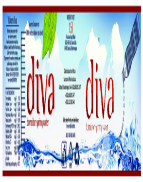 Pure Drinking Still Mineral Water DIVA from Balkan Mountains