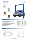 2 post car lift IT8234 with CE certification