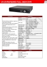 8CH FULL WD1 960H Realtime Standalone H.264 DVR 