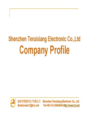 Shenzhen Teruixiang Electronic Co., Ltd