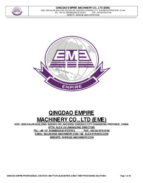 QINGDAO EMPIRE MACHINERY CO., LTD (EME)