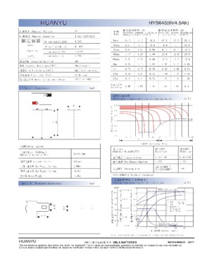 6V4.5AH lead acid battery