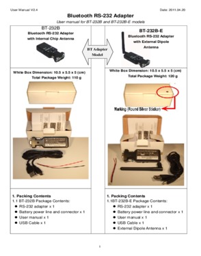 Bluetooth RS-232 adapter, Wireless Serial Port Converter