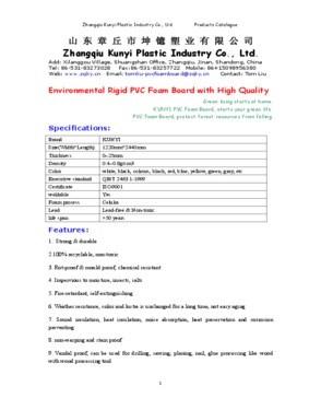 ZhangQiu Kunyi Plastic Industry co., ltd