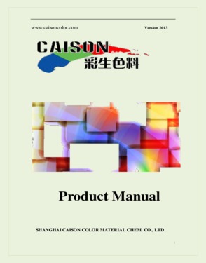 Shanghai Caison Color Material Chem.Co., Ltd