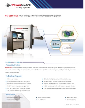 AT-6550 Plus X-Ray Multi-Energy Security Inspection Equipment