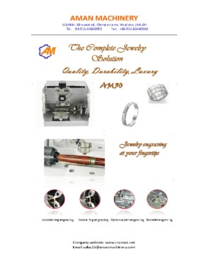 ring engraving machine for ring wax, jewelry wax, silver, gold...