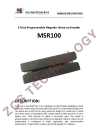 msr100 3 tracks usb magnetic card reader
