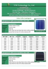 6x6 inch single crystalline photovoltaic cell for solar modules