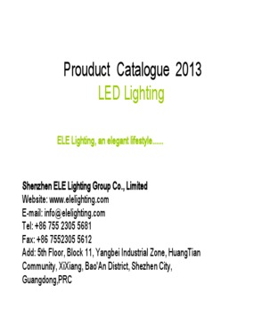 Shenzhen ELE Lighting Co., Limited
