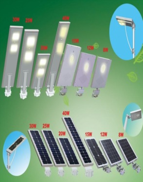 all in one solar led street light 40W