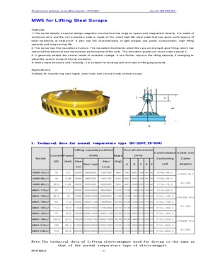 Lifting Electromagnet