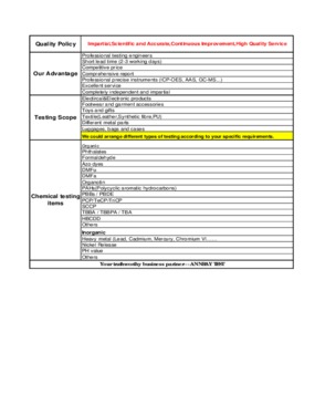 Lab testing service for REACH, RoHS, ASTM F963, EN71, Oeko-tex 100