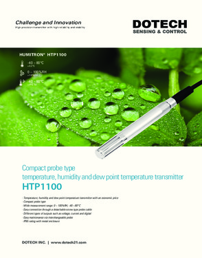 Compact Probe Type Transmitter (T, RH, Td) - HTP1100