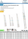 Heavy Duty 2 Section Rope-Operated Ladder LVD-ST-2x16