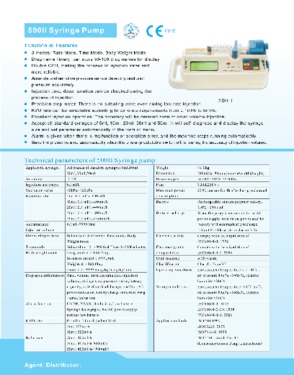 CE approved! Top syringe pump