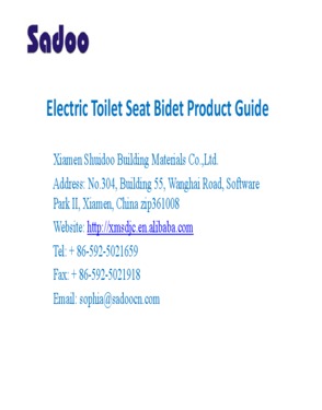 Electronic ABS toilet seat bidet