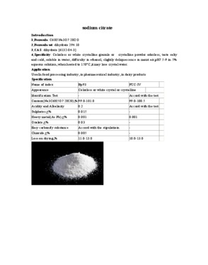 sodium citrate