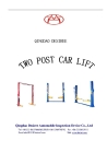 Two post floor lift/car hoist/vehicle lift