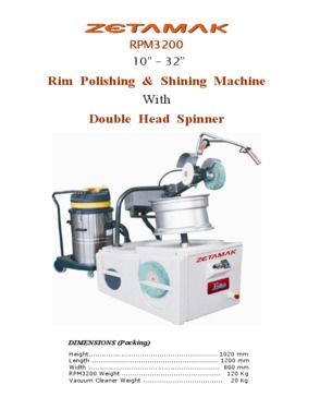 Rim Grinding & Polishing Machines