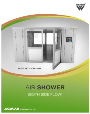 Material Handling Air Shower Both Side Flow