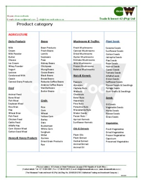 OLIVEWOOD TRADE & INVEST 42 (Pty) Ltd