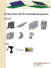 Gound-mount Driven Pile Al Solar Racking System