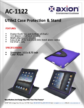 iPAD2 Case & Stand