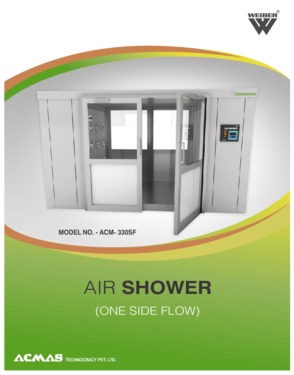 Material Handling Air Shower One Side Flow