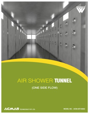 Air Shower Tunnel One Side Flow