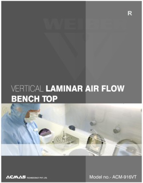 Vertical Laminar Air Flow Bench Top